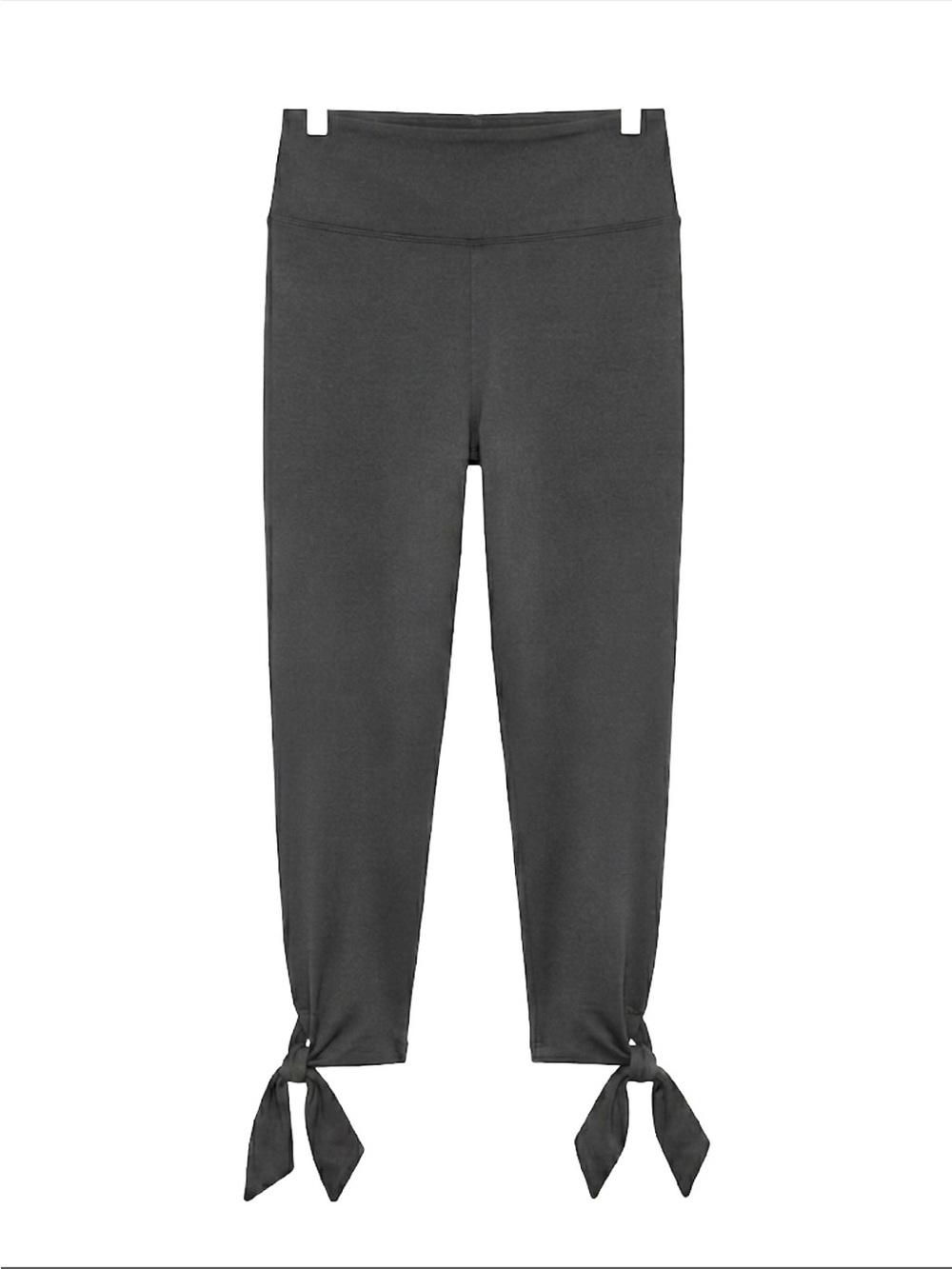 DG2 by Diane Gilman black tie-hem cropped leggings Women’s size XS | ad